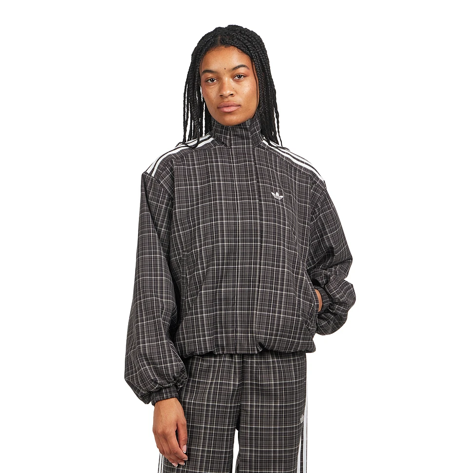 Blousy Check Track Top