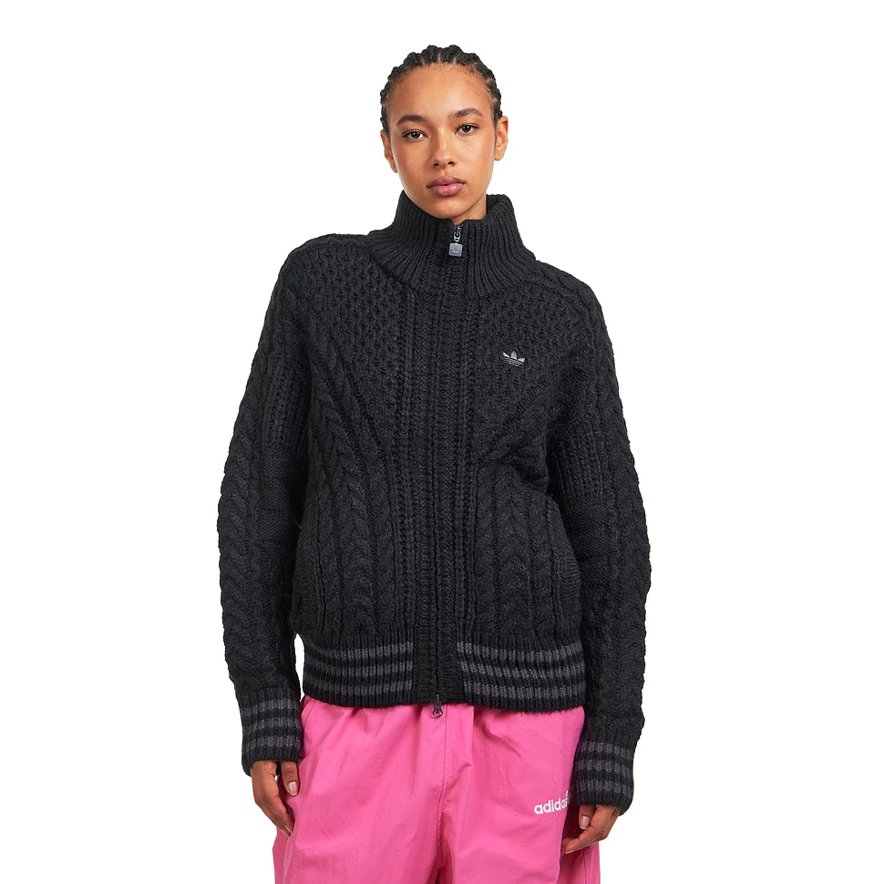 Cable Knit Firebird Track Top