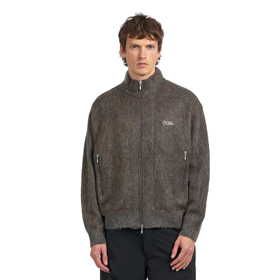 Ooal Zip Up Mohair Jacket