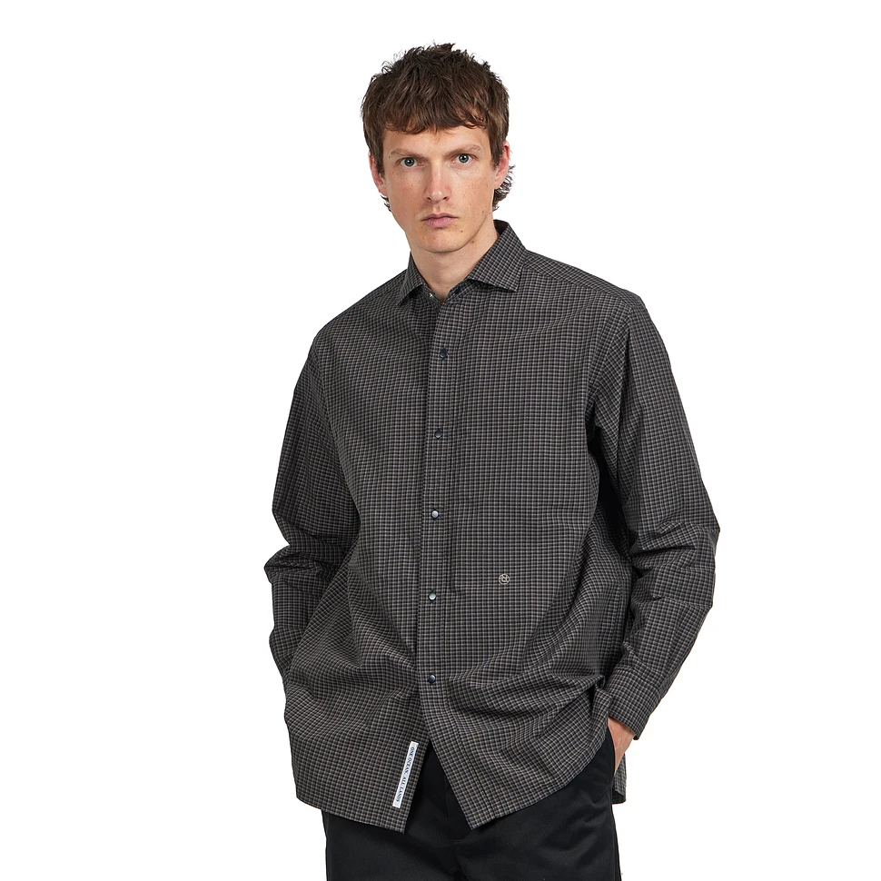 Micro Plaid Wind Shirt