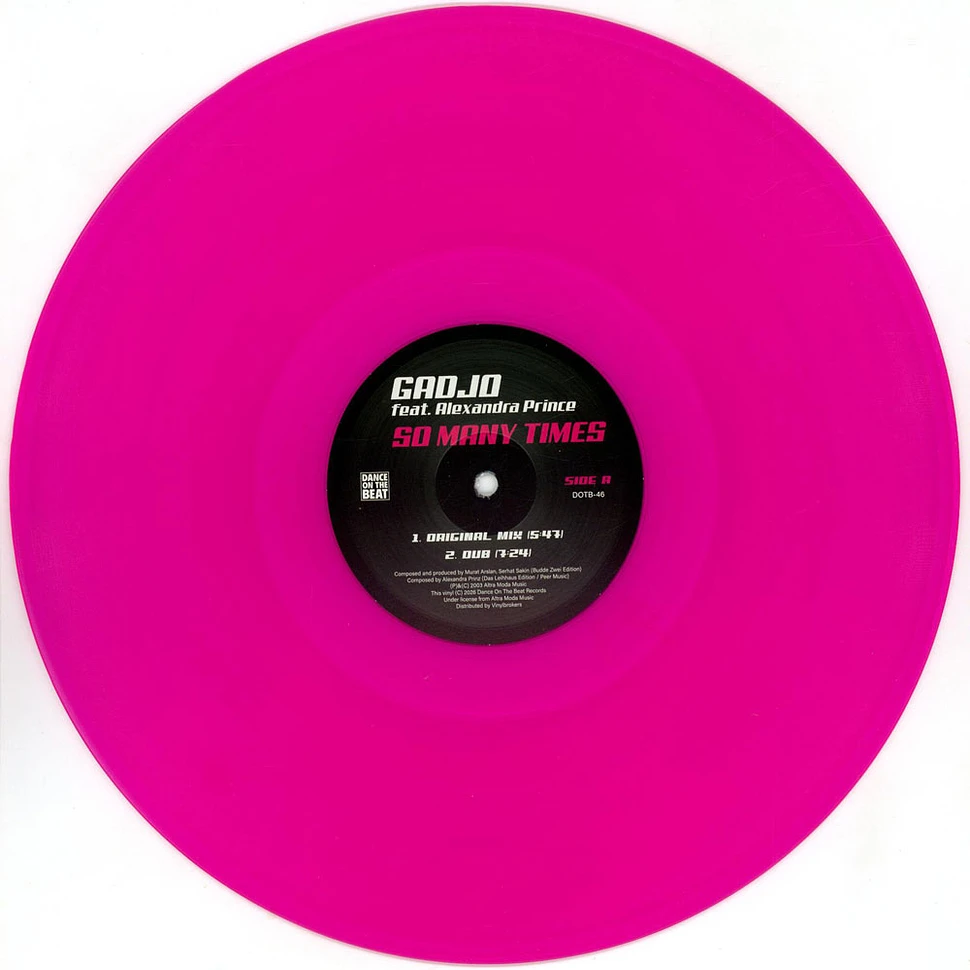 Gadjo - So Many Times Feat. Alexandra Prince Pink Vinyl Edition