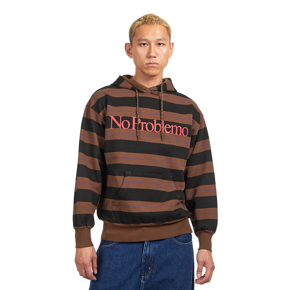 No Problemo Striped Hoodie