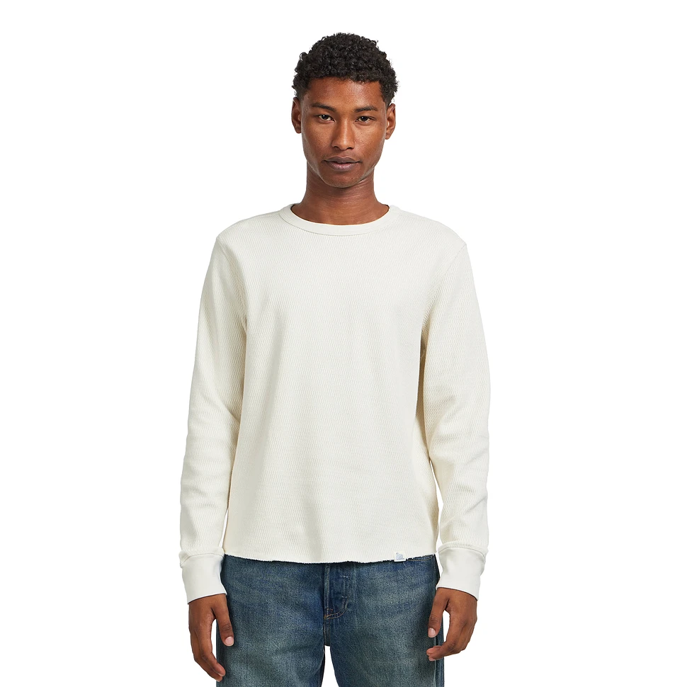Diamond-Patterned Cotton Thermal Longsleeve