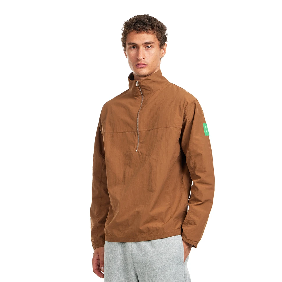 Half-Zip Nylon Windbreaker