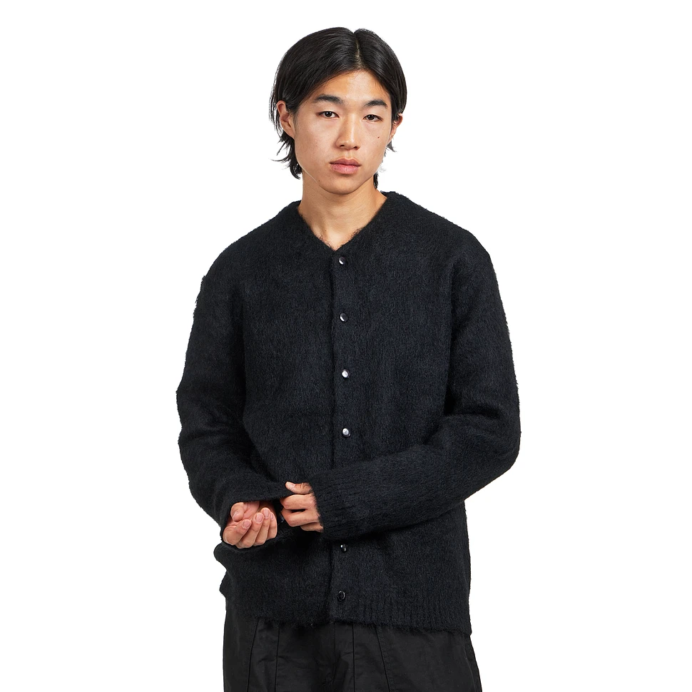 Mohair Crew Neck Cardigan
