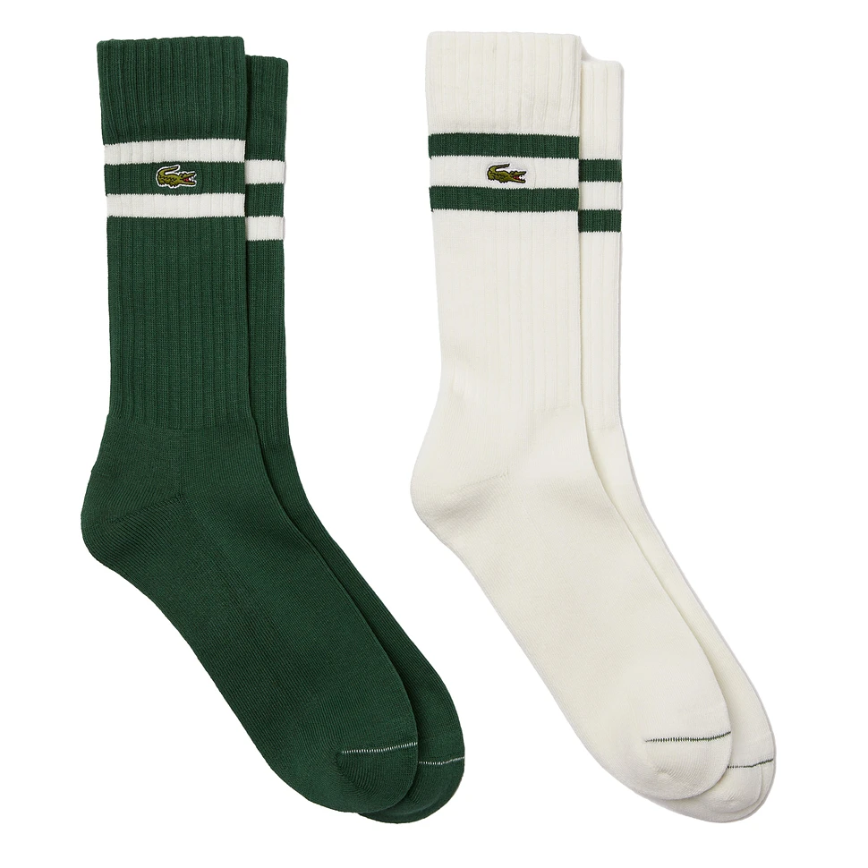 Striped Logo Socks (Pack of 2)