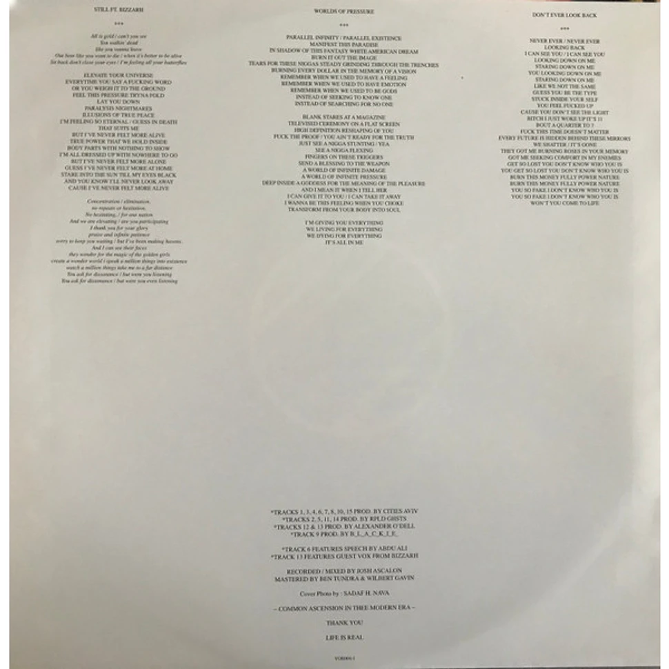 Cities Aviv - Come To Life - Vinyl LP - 2014 - US - Original | HHV