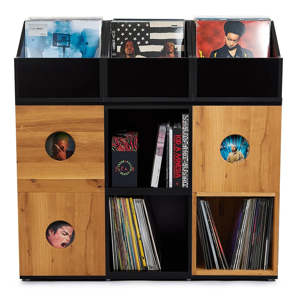 Record Box - Vinyl Showcase Cube for 110x 12" Records