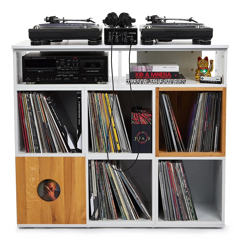 Record Box - Vinyl Showcase Cube for 110x 12" Records