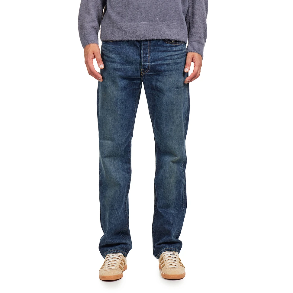Regular Straight Kaihara, Dark Pure Indigo Rainbow Selvage