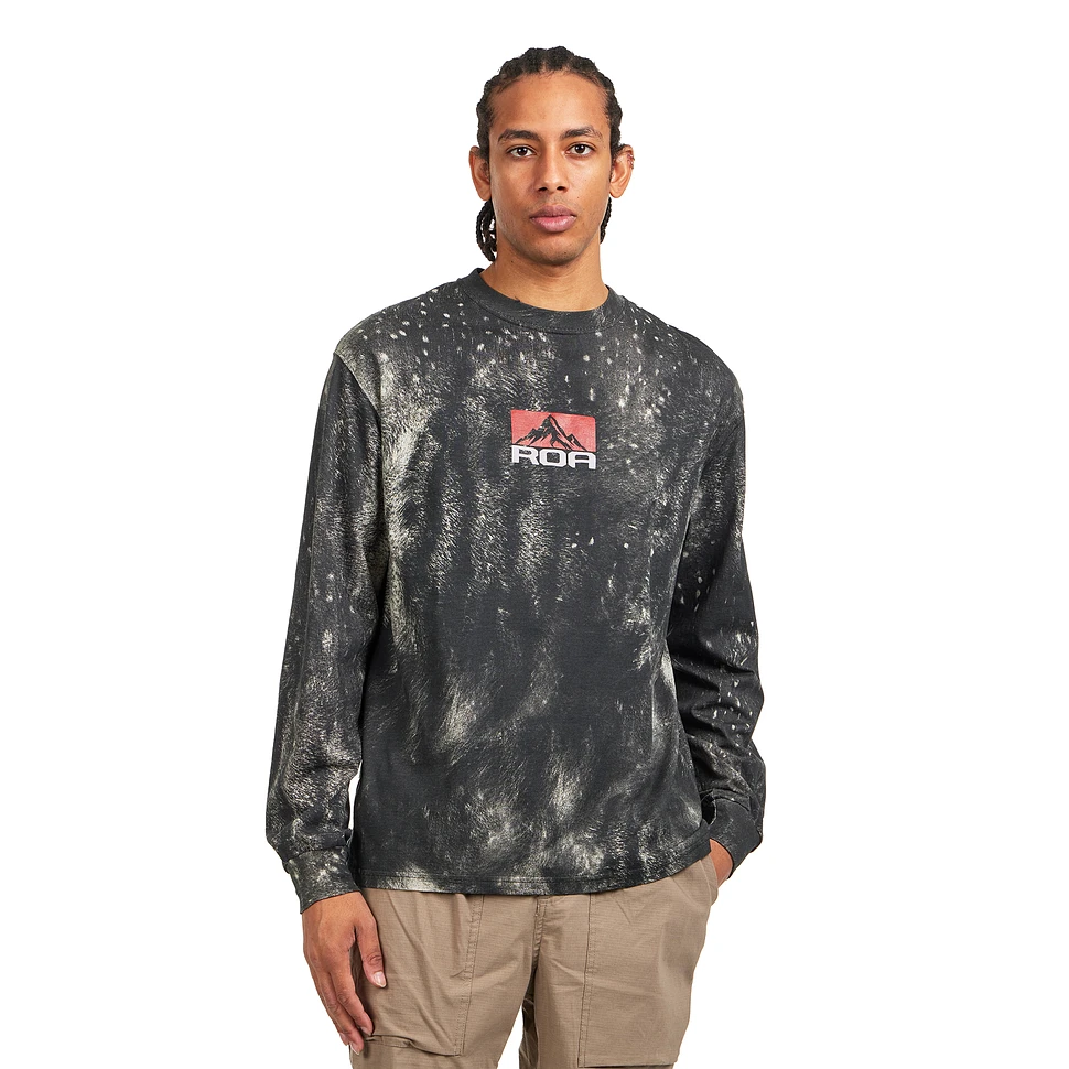 Fuzzy Print Long Sleeve