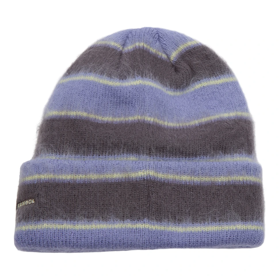 Fuzzy Stripe Beanie