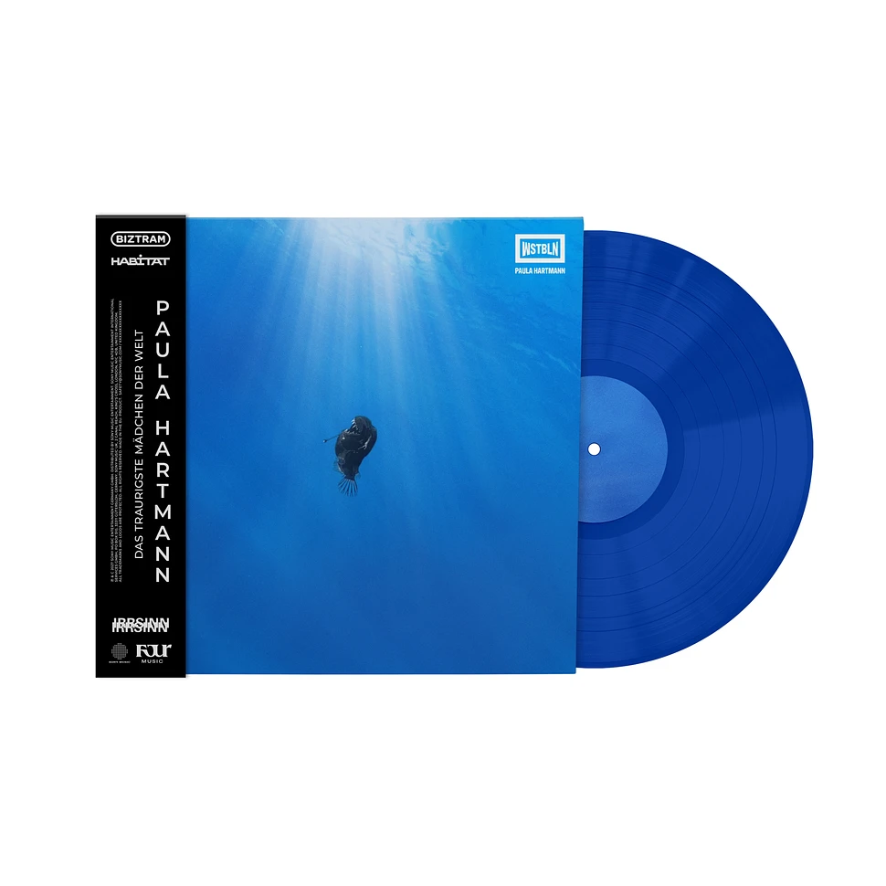 Paula Hartmann - Das Traurigste Mädchen Der Welt HHV Exclusive Blue Vinyl Edition