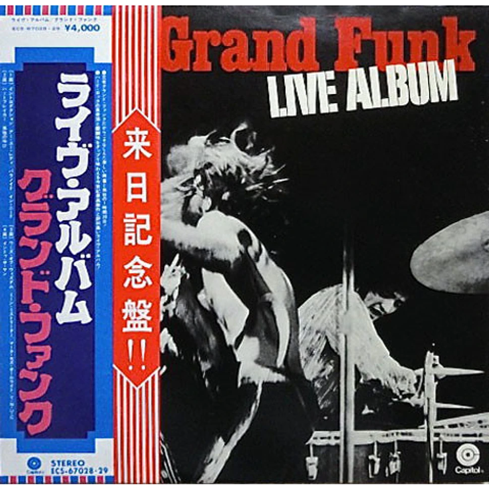 Grand Funk Railroad - Live Album - Vinyl 2LP - 1975 - JP - Reissue